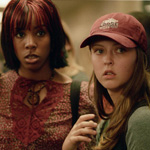 Canadian Scream Queen Katharine Isabelle (right) stars in Freddy vs. Jason alongside popstar Kelly Rowland.